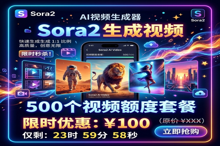 AI视频生成工具【算力版】-龙祁智能体社区